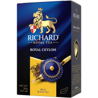 Чай Richard Королевский цейлон чёрный листовой, 90г