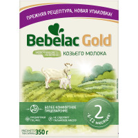 Смесь Nutricia Bebelac Gold 2 сухая молочная последующая на основе козьего молока с 6 месяцев, 350г