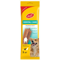 Снек жевательный Biff Dental Care с говядиной для собак средних пород, 77г