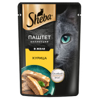 Влажный корм Sheba для кошек паштет с курицей, 75г