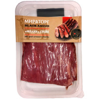 Стейк говяжий Мираторг Black Angus Фланк без кости категория А охлаждённый, 490г