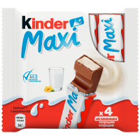 Шоколад молочный Kinder Макси с молочной начинкой, 84г