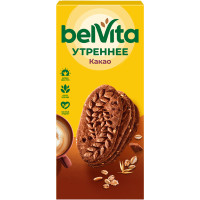 Печенье Belvita Утреннее витаминизированное с какао, 225г