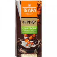 Шоколад молочный Trapa с цельным фундуком, 175г