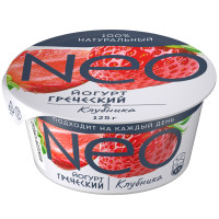 Йогурт Neo Греческий с клубникой 1.7%, 125г