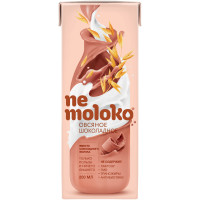 Напиток Nemoloko овсяный шоколадный обогащенный кальцием витамином B2, 200мл
