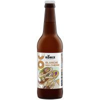 Напиток пивной Konix Brewery Blanche Ma Cherie светлый нефильтрованный 4.5%, 500мл