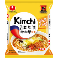 Лапша Nongshim Кимчи Рамен с сырным вкусом быстрого приготовления, 120г