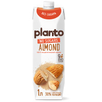 Напиток Planto Almond No Sugars миндальный без сахара ультрапастеризованный, 1л