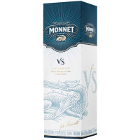 Коньяк Monnet 3-летний 40% в подарочной упаковке, 700мл