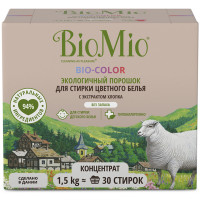 Порошок стиральный BioMio Bio-Color экологичный для цветного белья концентрат, 1.5кг