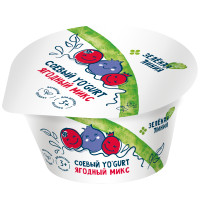 Продукт соевый Yogurt Ягодный Микс Зелёная Линия, 130г