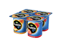 Продукт йогуртный Fruttis клубника-персик 5%, 115г