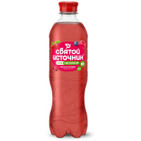 Напиток сокосодержащий Святой Источник со вкусом лесных ягод безалкогольный газированный, 500мл