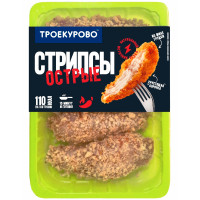 Стрипсы Троекурово острые куриные, 350г