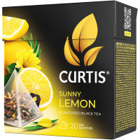 Чай Curtis Sunny Lemon чёрный в пирамидках, 20х1.47г