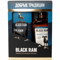 Виски Black Ram Bourbon finish 3y cтакан, 700мл