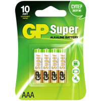 Батарейки GP Super ААА BC 24А, 4шт
