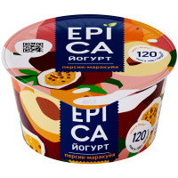 Йогурт Epica персик-маракуйя 4.8%, 130г