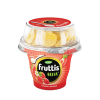 Продукт йогуртный Campina Fruttis Break клубника-земляника-кукурузные хлопья 2.5%, 165+10г
