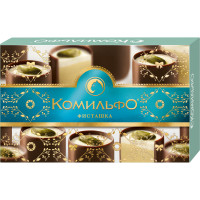 Конфеты Комильфо Фисташка шоколадные с двухслойной начинкой, 116г