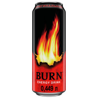 Энергетик Burn оригинальный безалкогольный газированный, 449мл