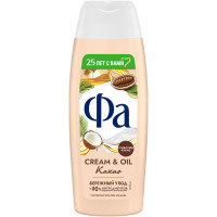 Крем-гель Fa Cream&Oil какао бережный уход чувственный для душа, 250мл