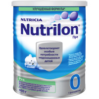 Смесь Nutrilon Pre 0 молочная сухая c молочными липидами с рождения, 400г