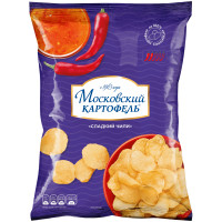 Чипсы Московский Картофель со вкусом сладкого чили, 120г