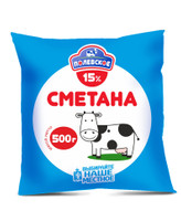 Сметана Полянка 15%, 500г