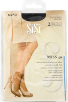 Носки женские SiSi Miss New 40 Nero Черные 2 пары