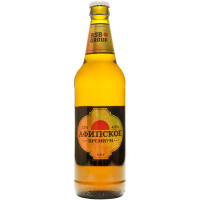 Пиво Афипское Премиум светлое непастеризованное фильтрованное 4.5%, 500мл