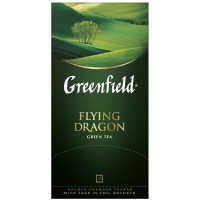 Чай Greenfield Flying Dragon зелёный в пакетиках, 25х2г