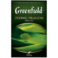 Чай Greenfield Flying Dragon зелёный крупнолистовой, 100г