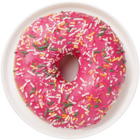Пончик Перекрёсток Donut с клубникой, 68г