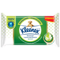 Туалетная бумага Kleenex 38шт Skin kind влажная, 8шт