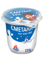 Сметана Рамоз 15%, 320г