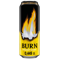 Энергетический напиток Burn Тёмная Энергия, 449мл