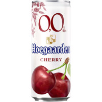 Пивной напиток безалкогольный Hoegaarden со вкусом вишни нефильтрованный, 330мл