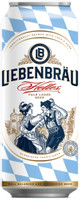 Пиво Liebenbrau Helles светлое фильтрованное 5.1%, 500мл