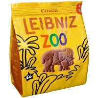 Печенье Leibniz Zoo с какао с фигурками животных, 100г