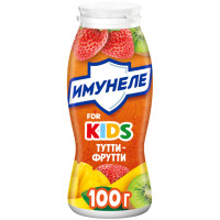 Напиток кисломолочный Имунеле for Kids Тутти-Фрутти 1.5%, 100мл