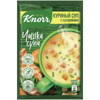 Суп Knorr куриный с сухариками, 16г