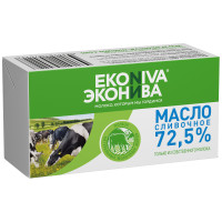 Масло сливочное ЭкоНива 72.5%, 180г