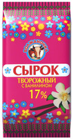 Сырок творожный Волжаночка десертный 17%, 90г