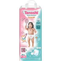 Подгузники-трусики Tanoshi Baby Pants L 9-14кг, 44шт