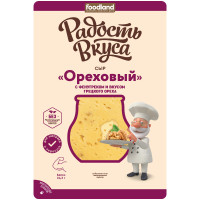 Сыр Радость Вкуса Ореховый нарезка 45%, 125г