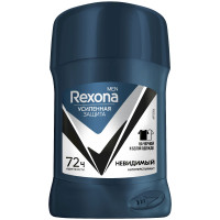 Антиперспирант-дезодорант Rexona Men Невидимый на чёрной и белой одежде стик, 50мл