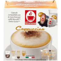 Кофе в капсулах Caffe Tiziano Bonini Cappuccino натуральный жареный молотый, 16x11г