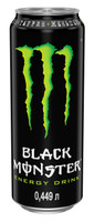 Энергетический напиток Black Monster Energy, 449мл